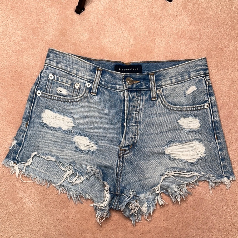 Aeropostale Denim Boyfriend Shorts